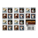 2021 Espresso Drinks Forever First Class Postage Stamps