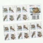 2021 Otters in Snow Block Forever First Class Postage Stamps